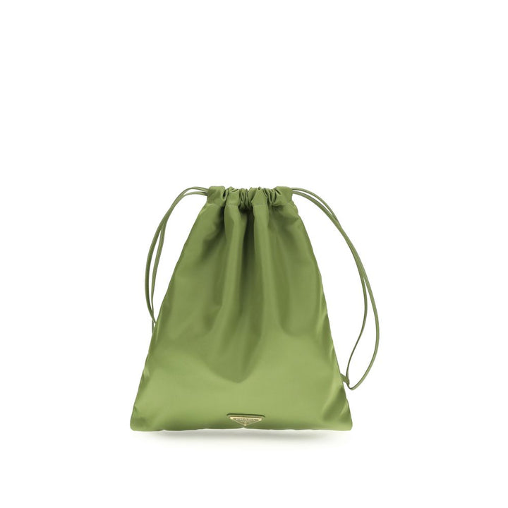 Bicolor Recycled Polyamide Shoulder Bag