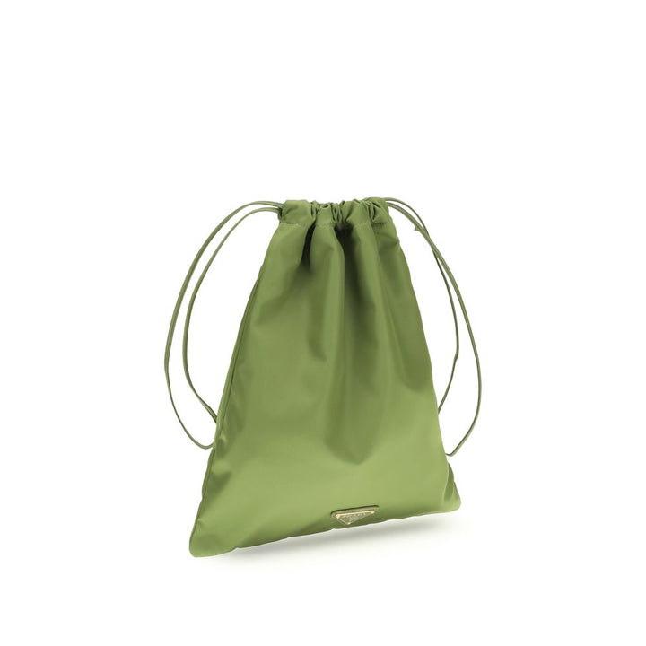 Bicolor Recycled Polyamide Shoulder Bag