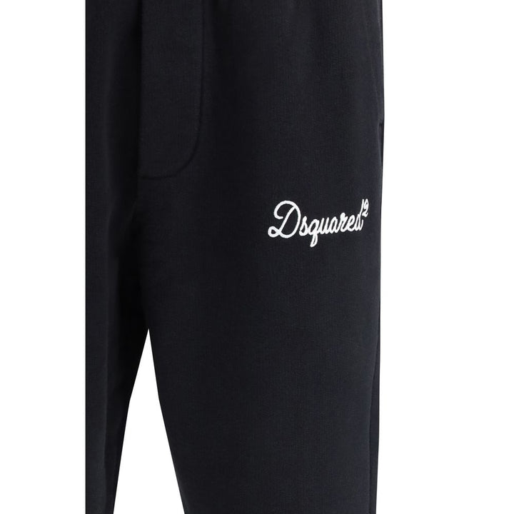 Black Cotton Joggers (Workout Pants)