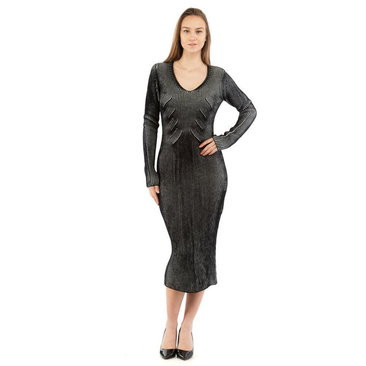 Multicolor Wool Casual Dress