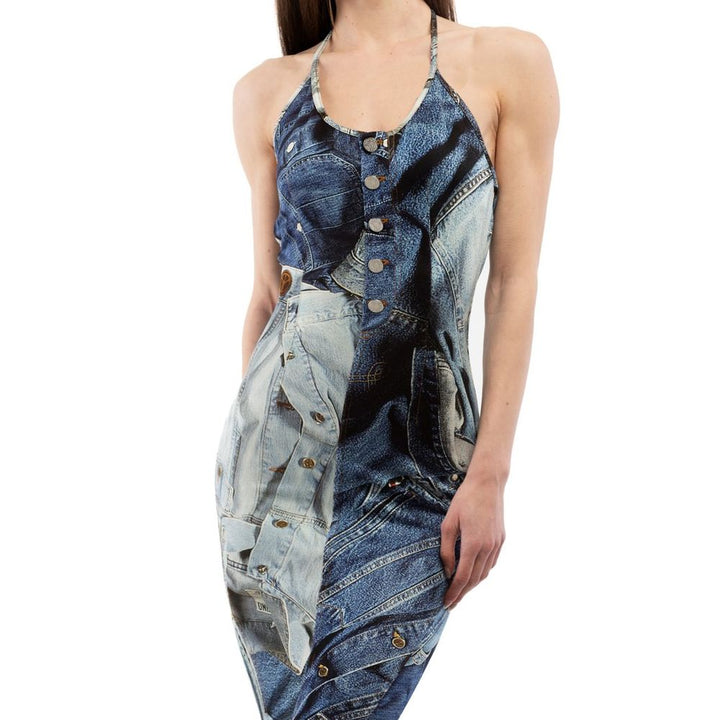 Multicolor Viscose Casual Dress