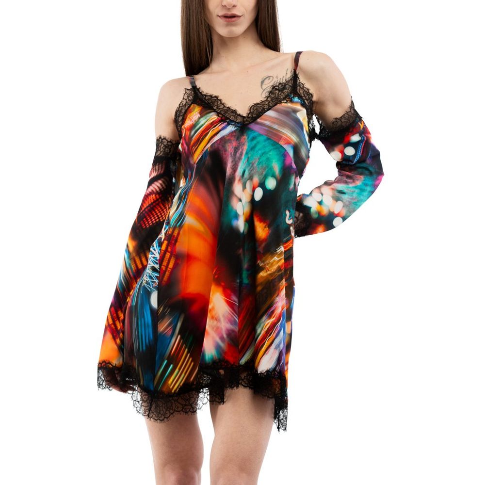 Multicolor Viscose Casual Dress