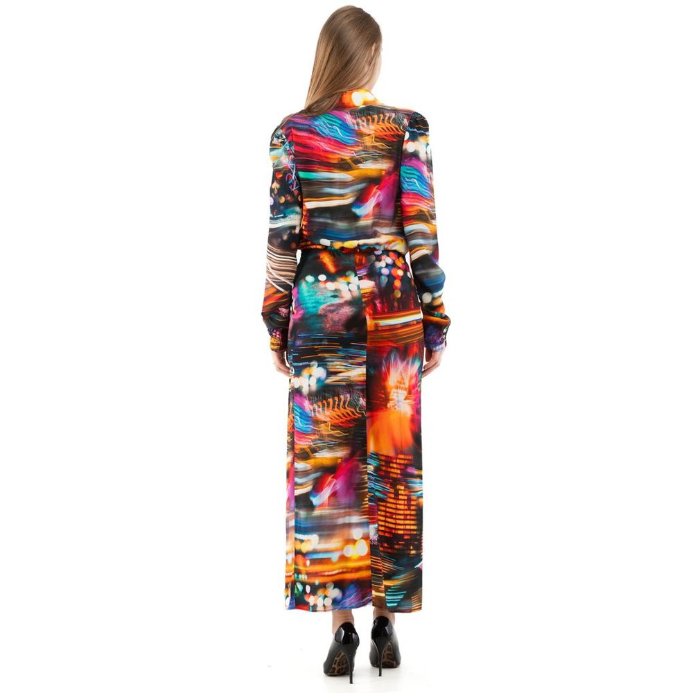 Multicolor Viscose Casual Dress