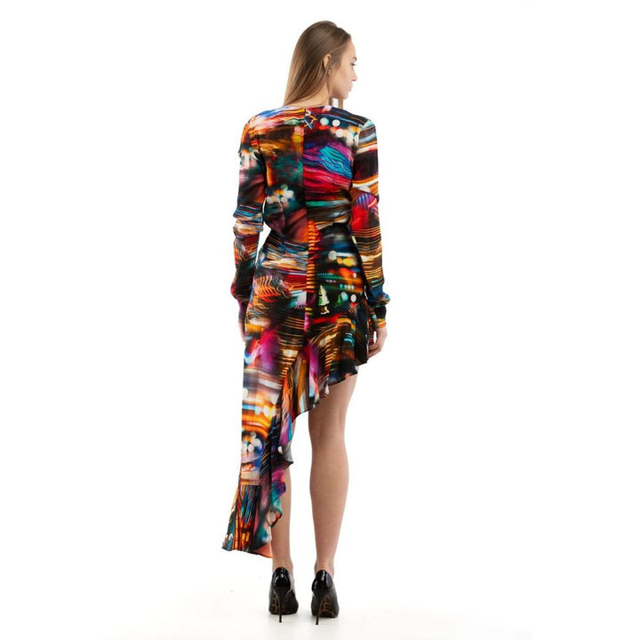 Multicolor Viscose Casual Dress