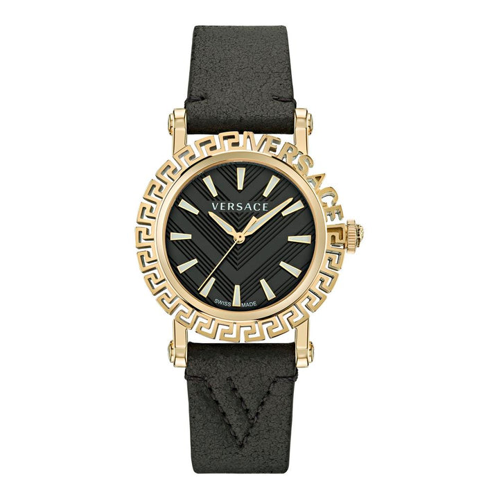 Black Fur Dress Watch