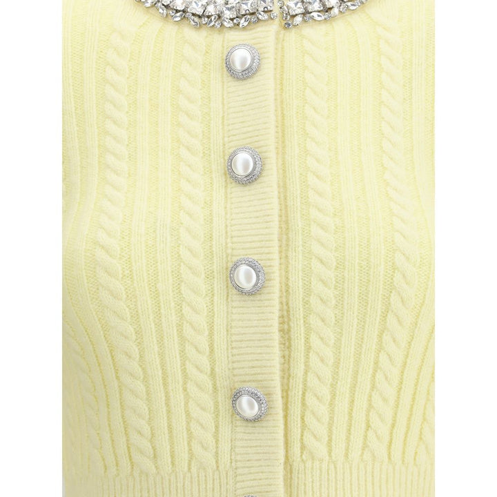 Bicolor Polyamide Cardigan