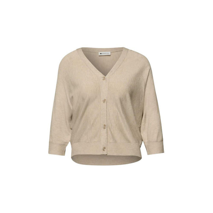 Beige Viscose Cardigan
