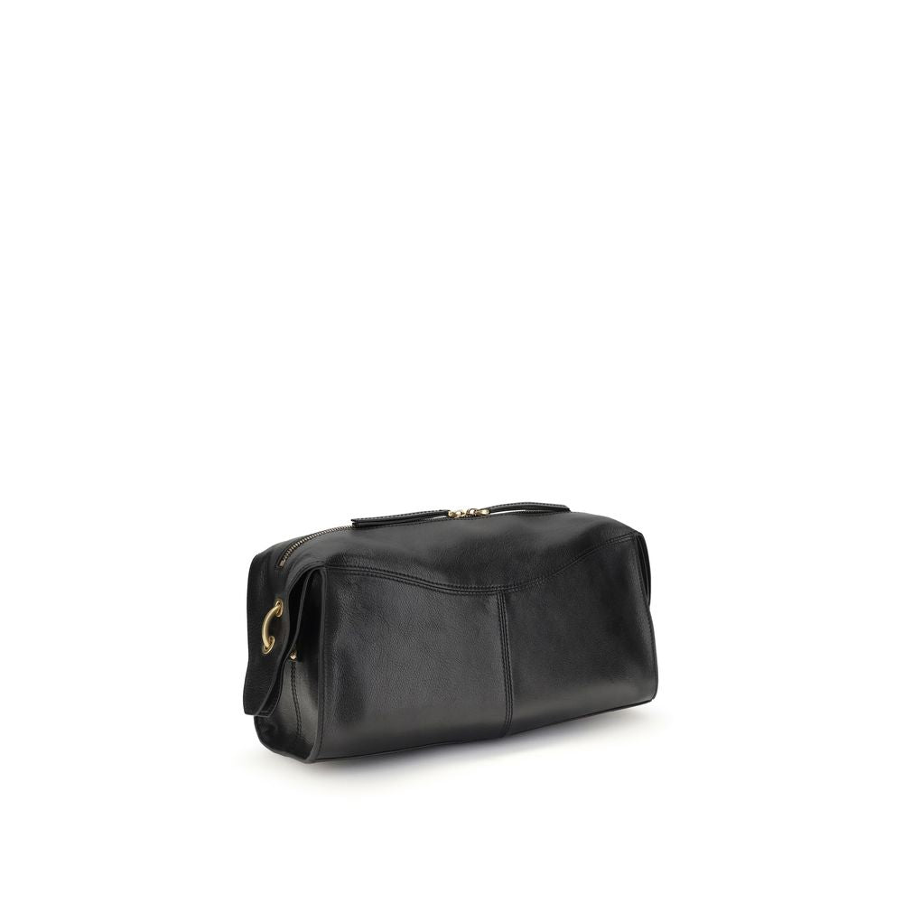 Black Calf Leather Bos Taurus Shoulder Bag