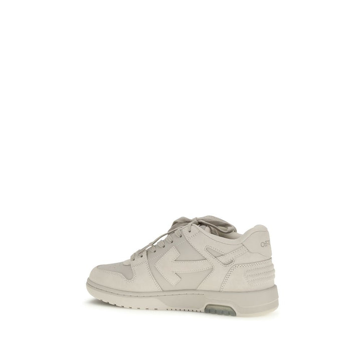 Beige Calf Leather Bos Taurus Low Top Sneakers