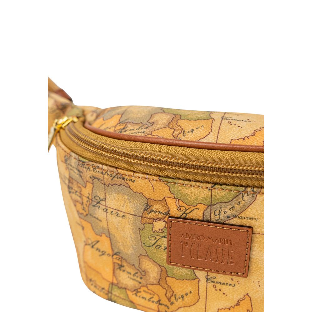 Beige Leather Belt Bag