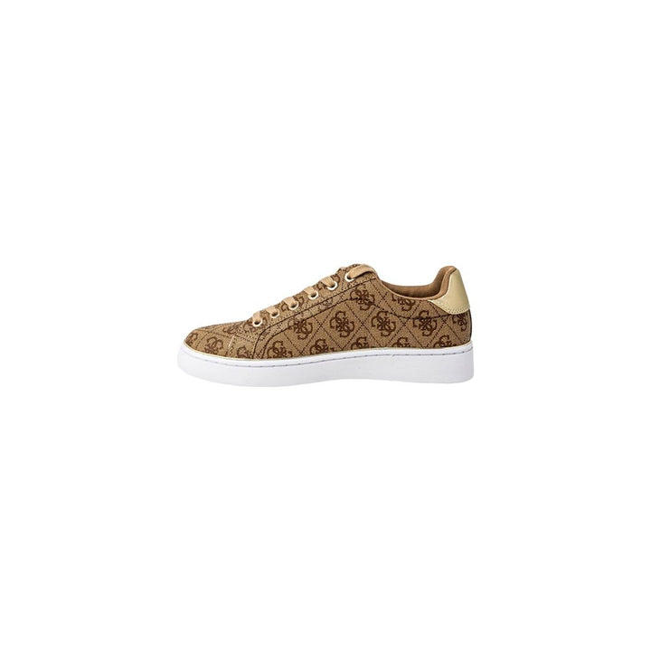 Beige Polyethylene Low Top Sneakers