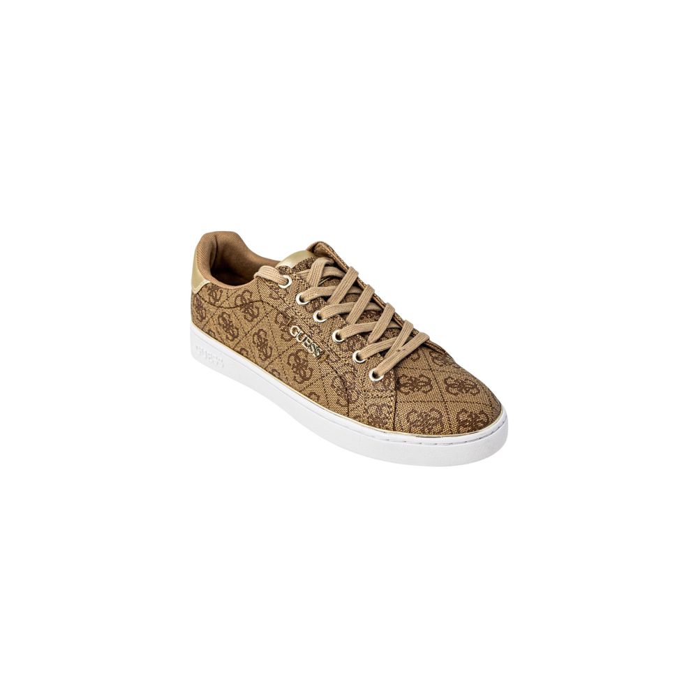 Beige Polyethylene Low Top Sneakers