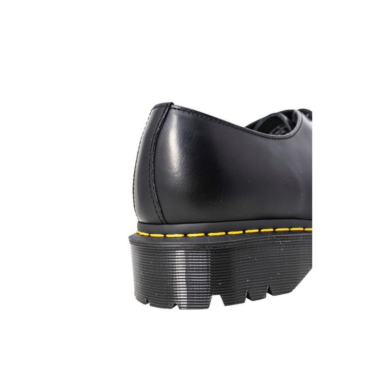 Black Leather Oxfords And Derbies