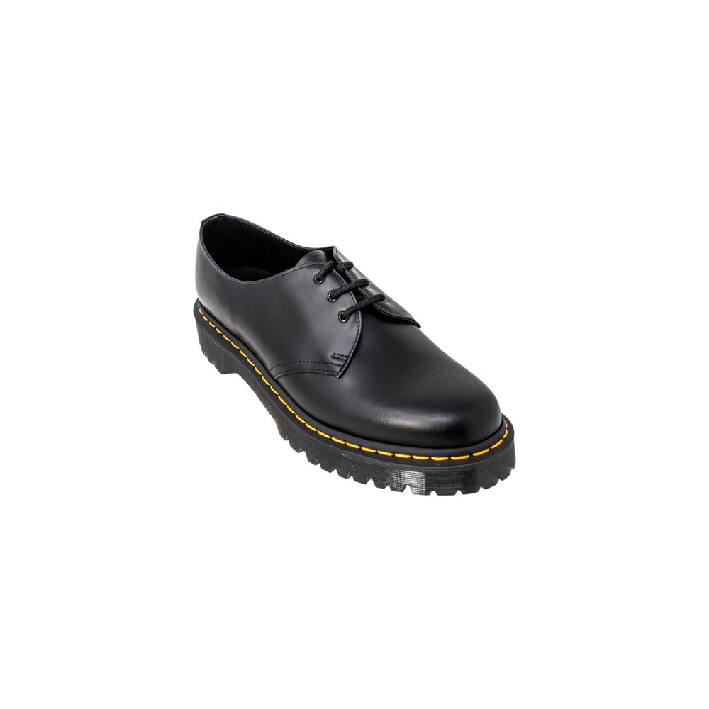 Black Leather Oxfords And Derbies
