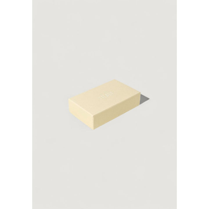 Beige Leather Keychain