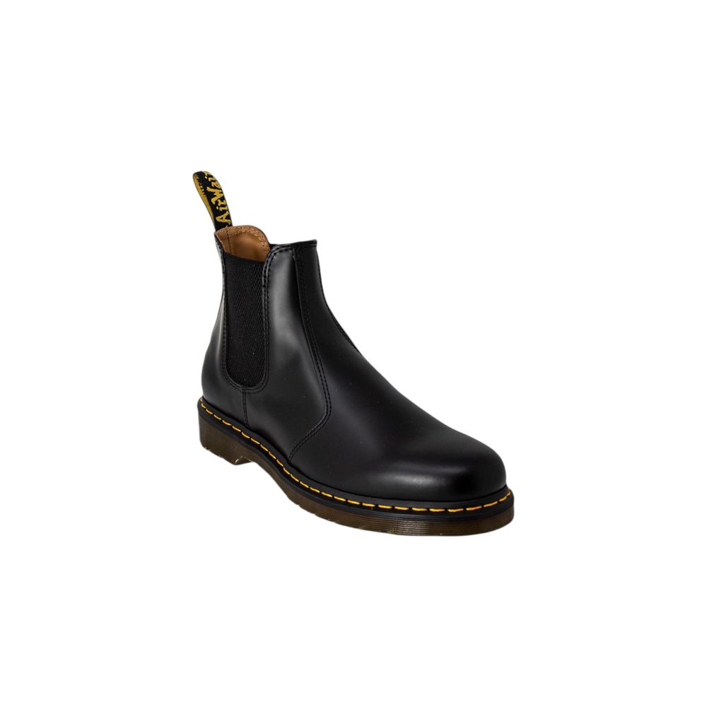 Black Polyester Chelsea Boots