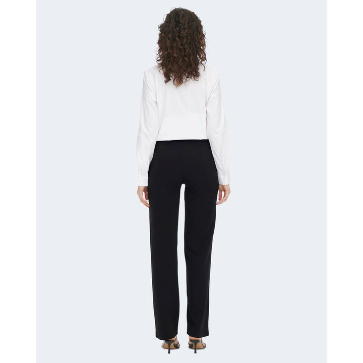 Black Elastane Dress Pants