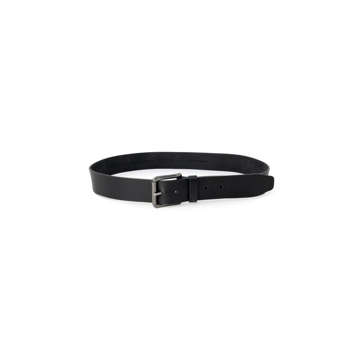 Black Leather Regular Belt