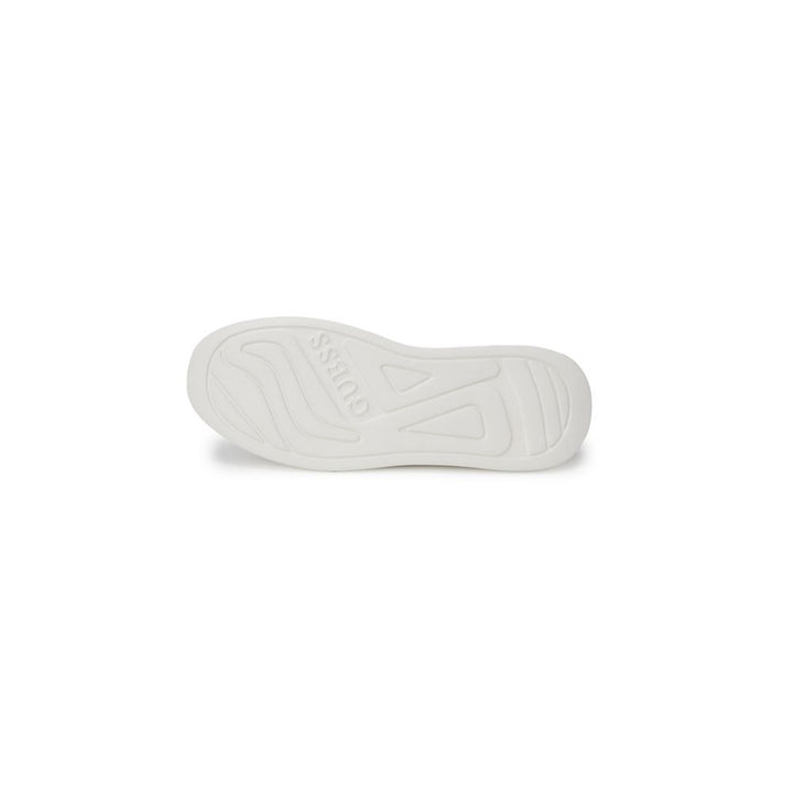 Black And White Polyethylene Low Top Sneakers