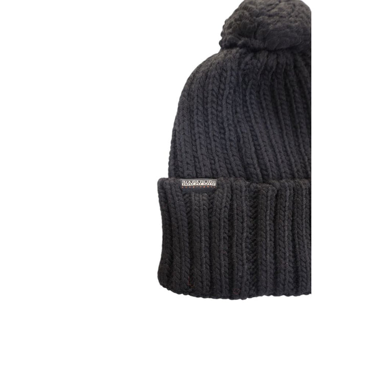 Black Marabou Cap (Baseball Hat)