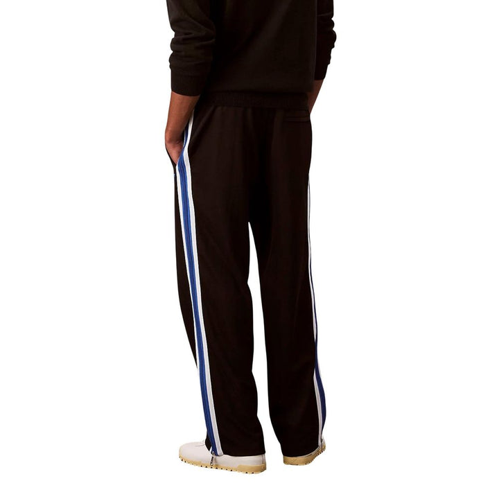 Black Polyester Joggers (Workout Pants)