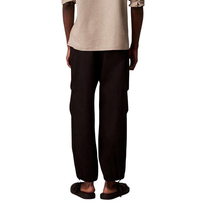 Black Cotton Joggers (Workout Pants)