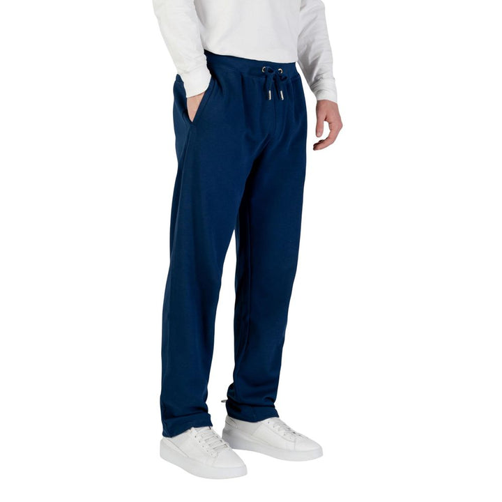 Blue Recycled Cotton Joggers (Workout Pants)