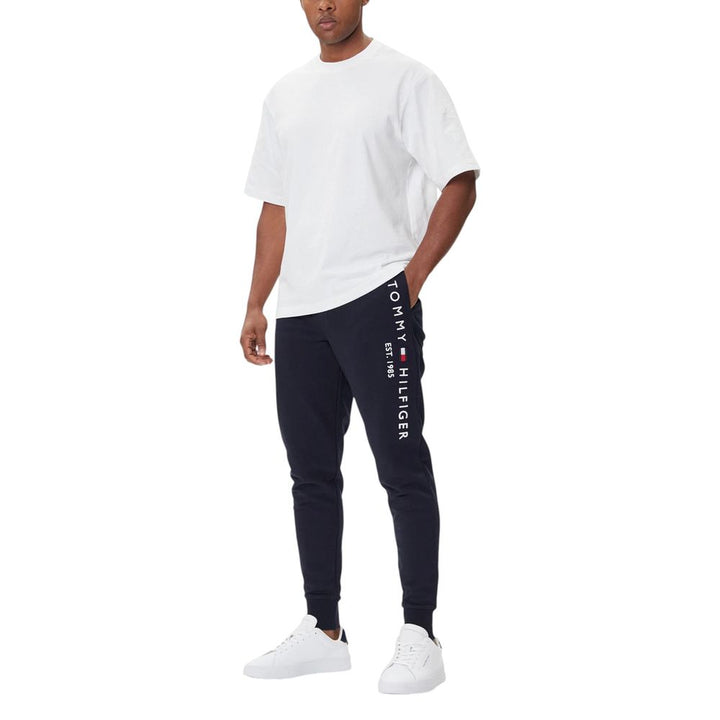 Blue Organic Cotton Joggers (Workout Pants)