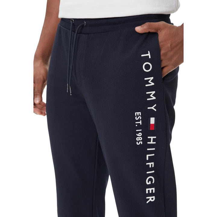 Blue Organic Cotton Joggers (Workout Pants)