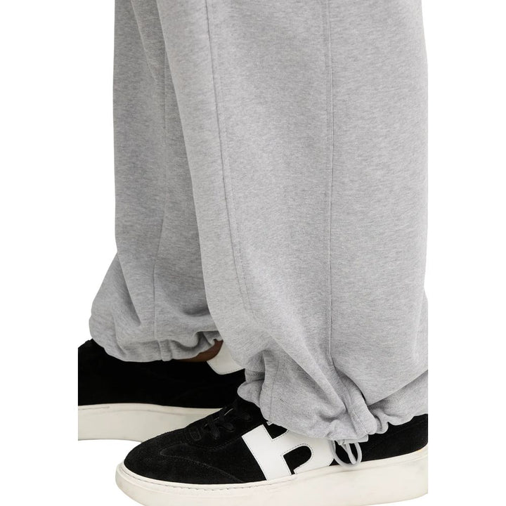 Gray Cotton Joggers (Workout Pants)