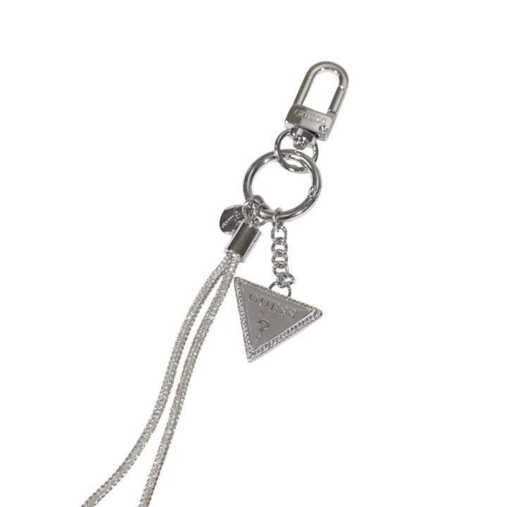Silver Polyester Keychain