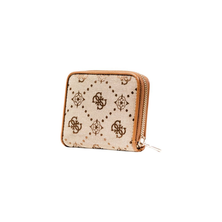 Beige Polyester Wallet