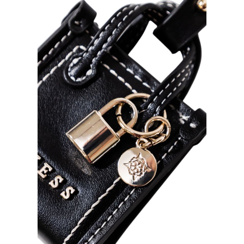 Black Polyethylene Keychain