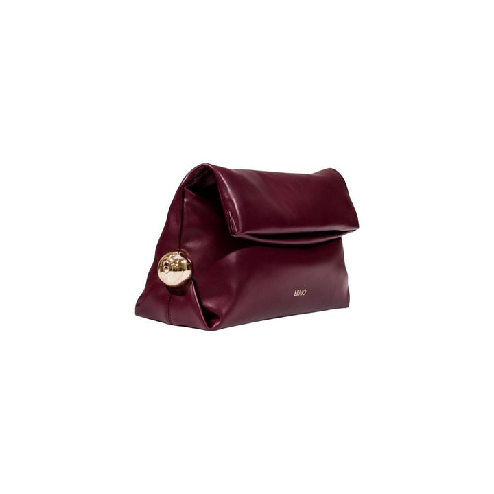Bordeaux Polyethylene Clutch Bag