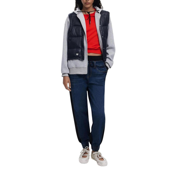 Blue Cotton Joggers (Workout Pants)