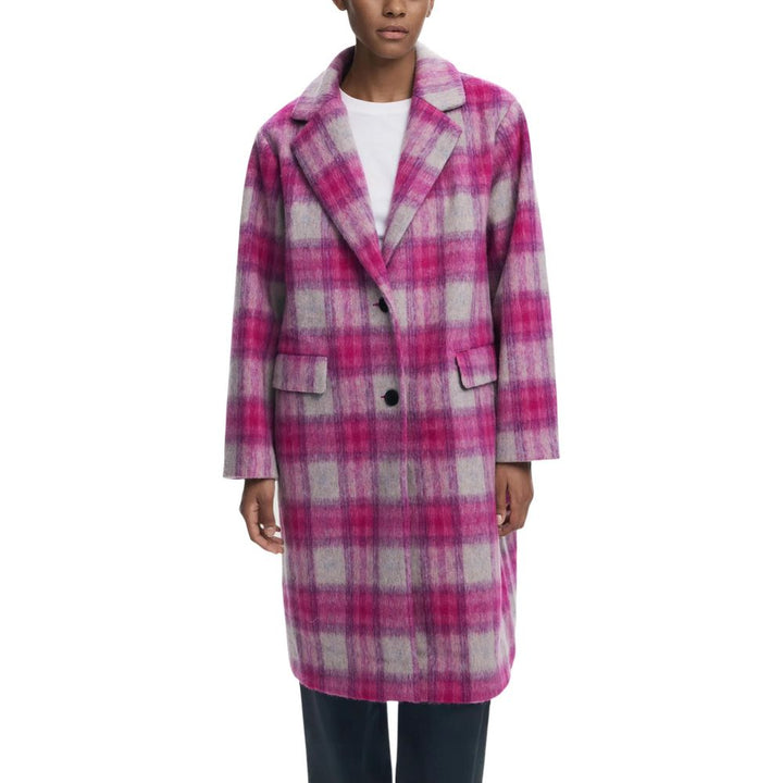 Multicolor Polyester Coat
