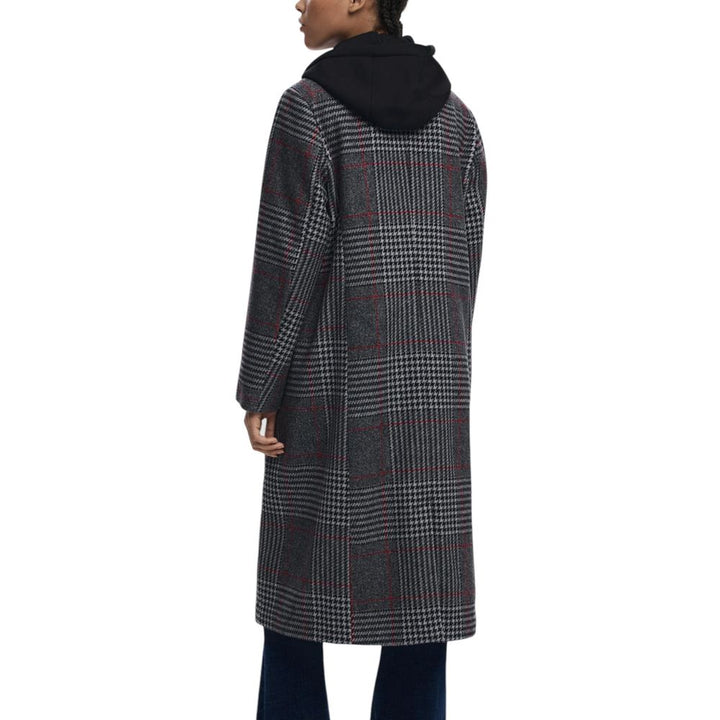 Gray Polyester Coat