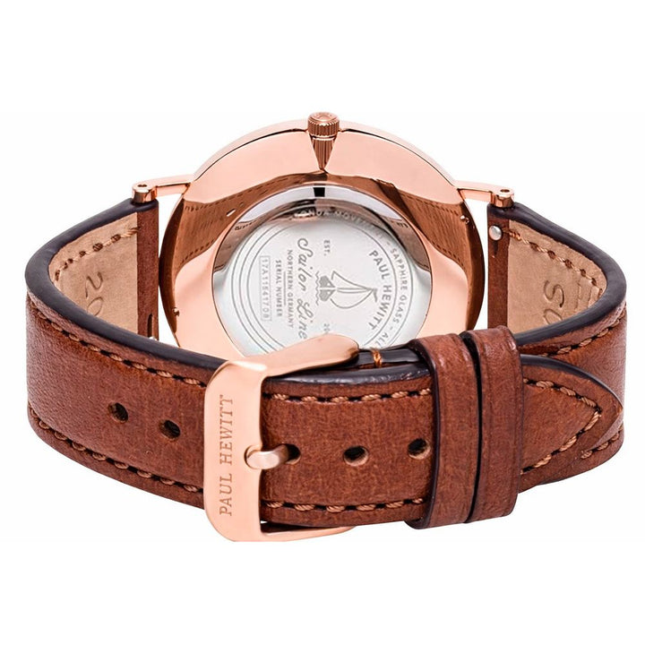 Brown Leather Dress Watch
