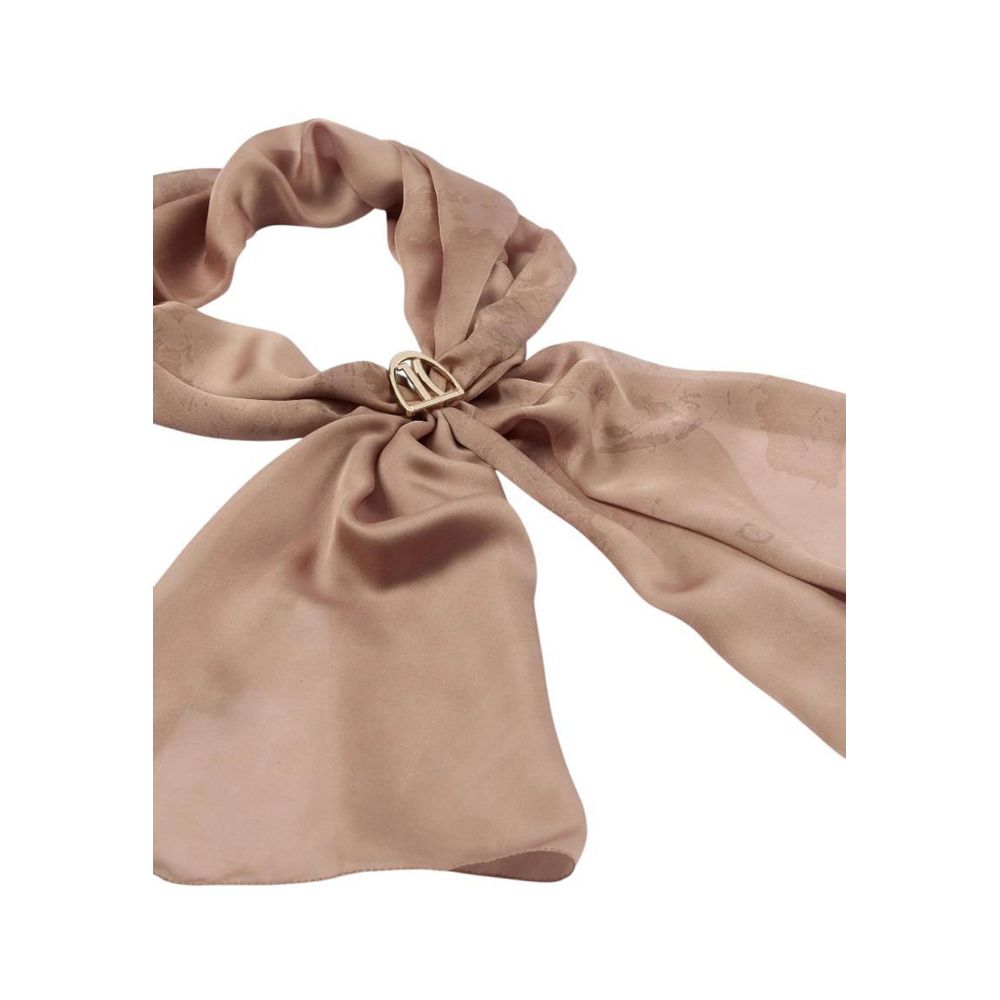 Pink Polyester Scarf