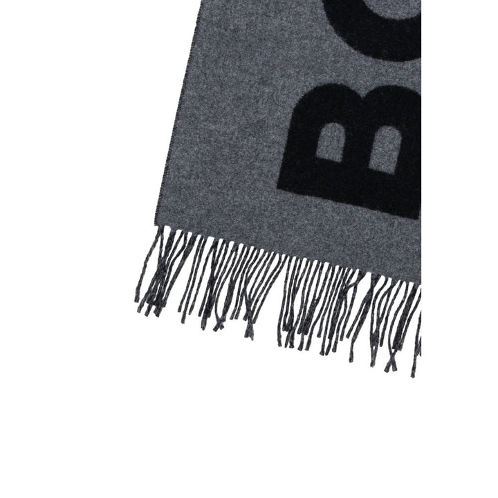 Gray Wool Scarf