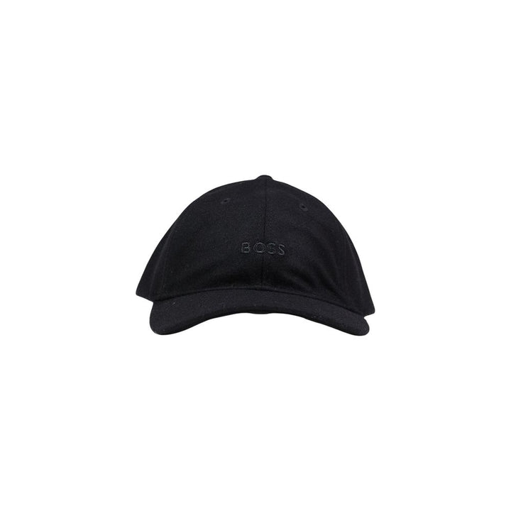 Black Wool Cap (Baseball Hat)