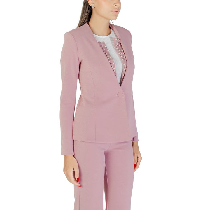 Multicolor Polyester Blazer