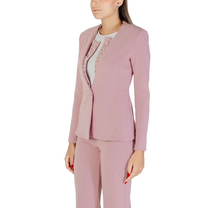 Multicolor Polyester Blazer
