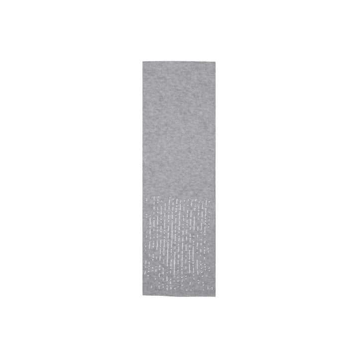 Gray Recycled Polyester Scarf