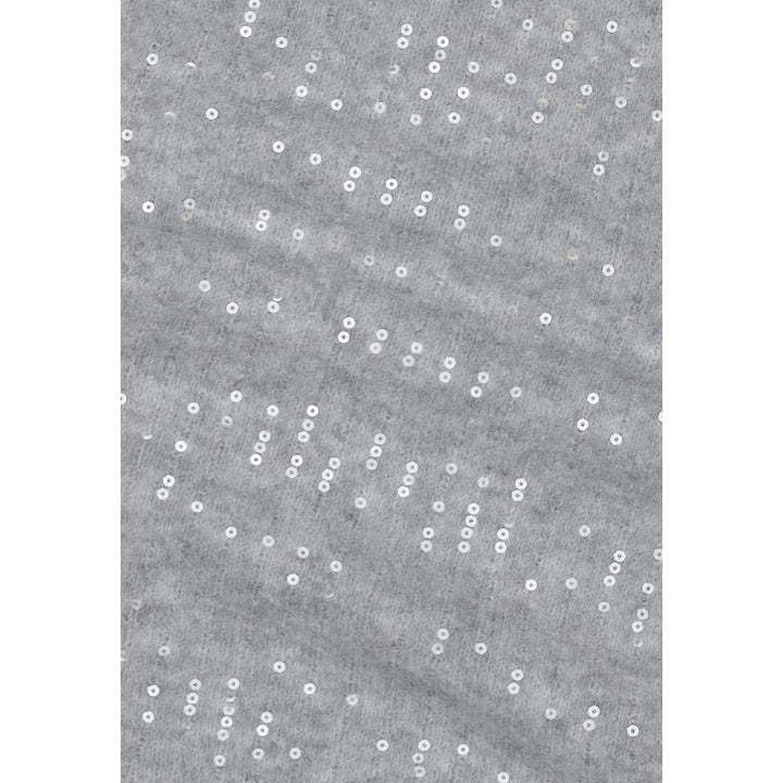 Gray Recycled Polyester Scarf