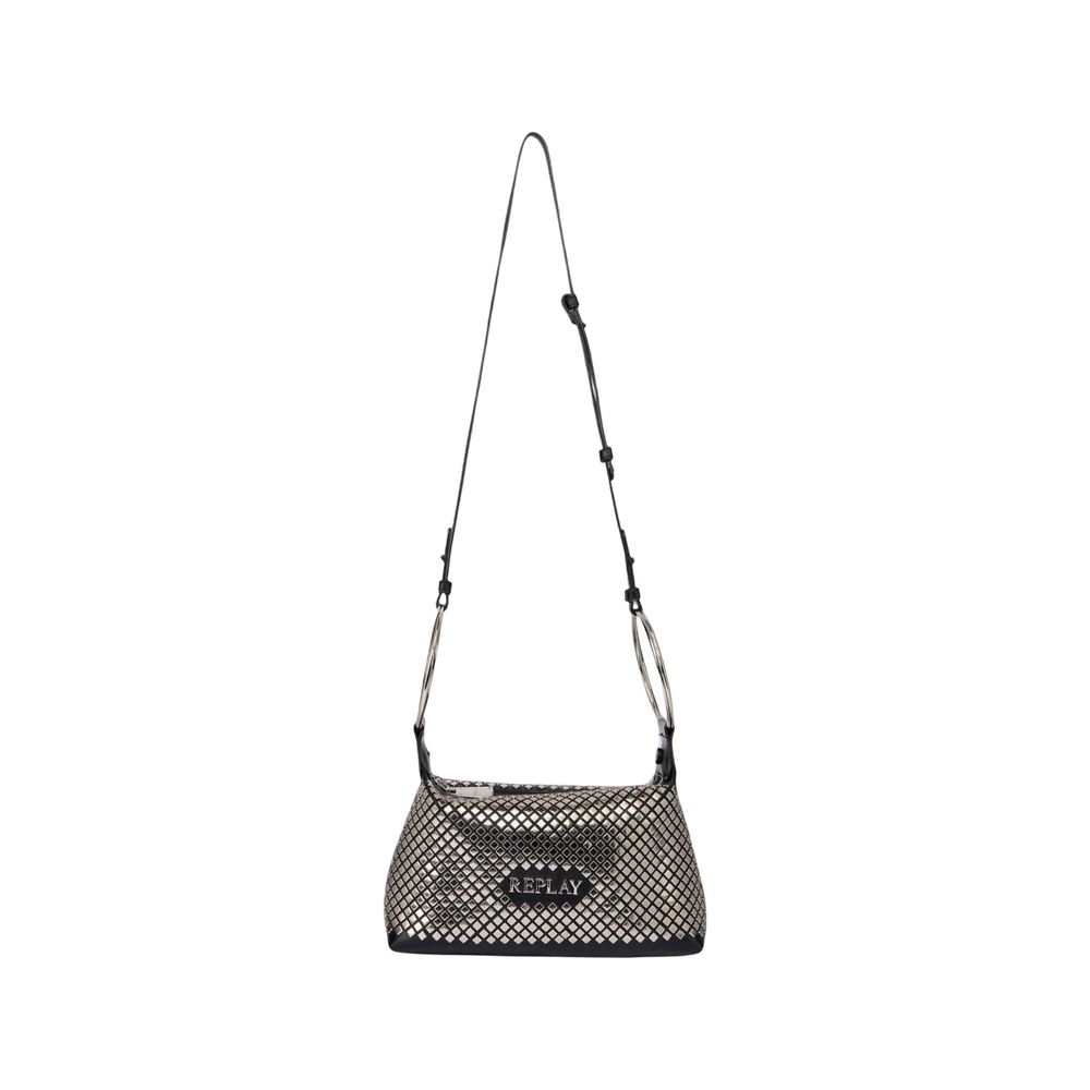 Black Polyester Handbag