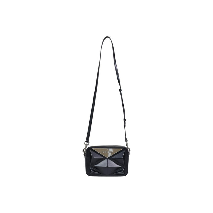 Black Polyester Handbag