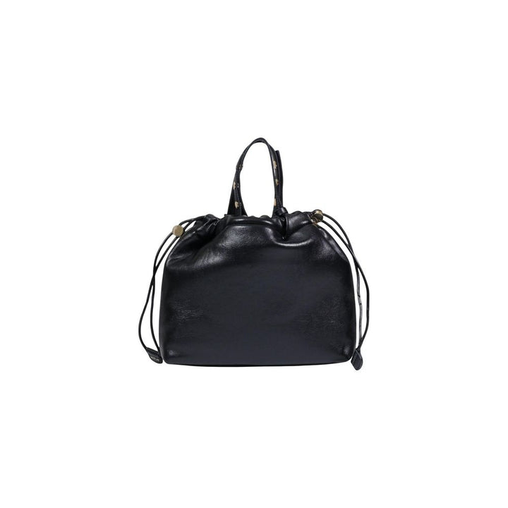 Black Polyester Handbag
