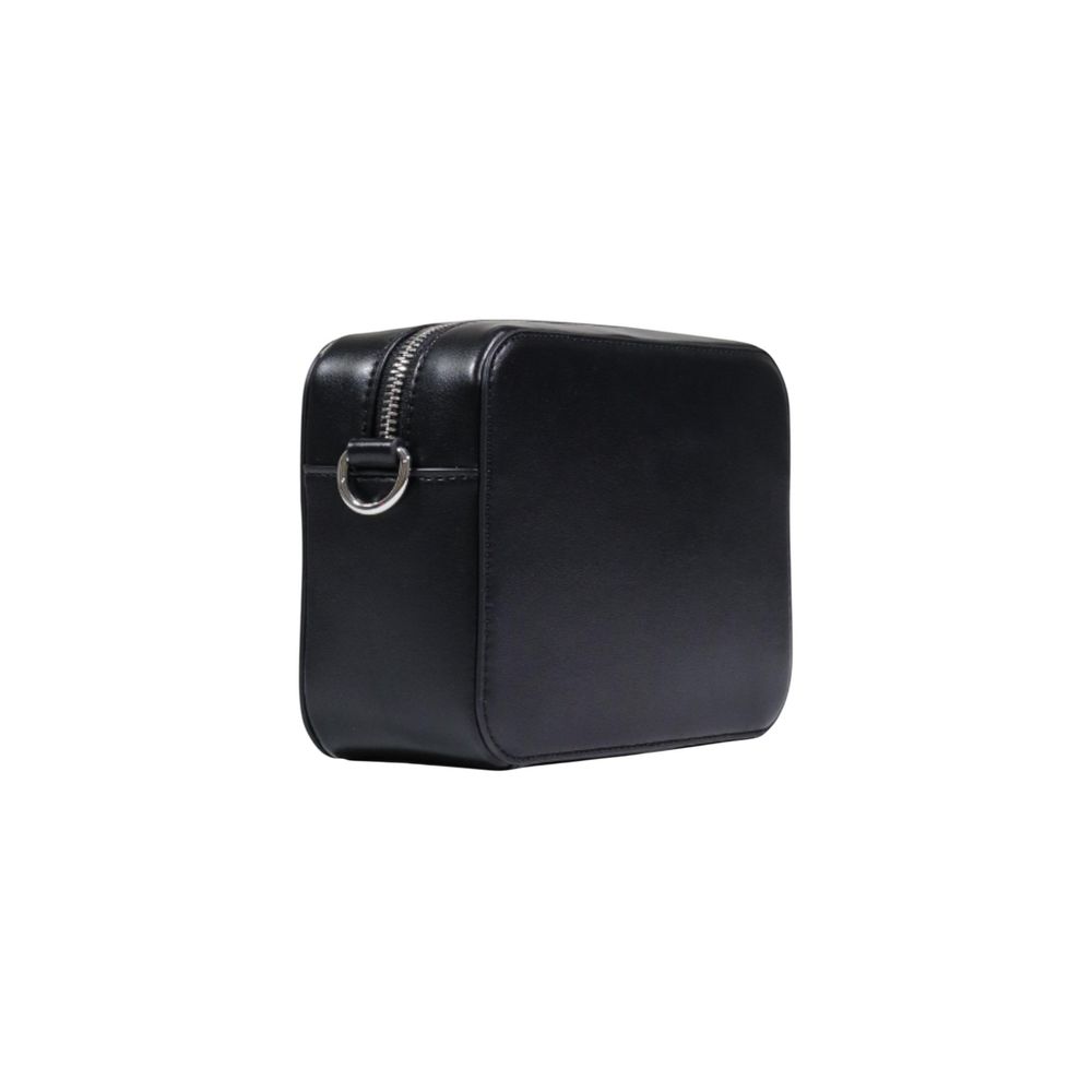 Black Polyester Handbag