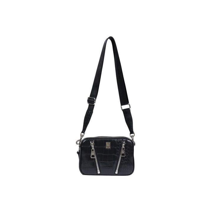 Black Polyester Handbag